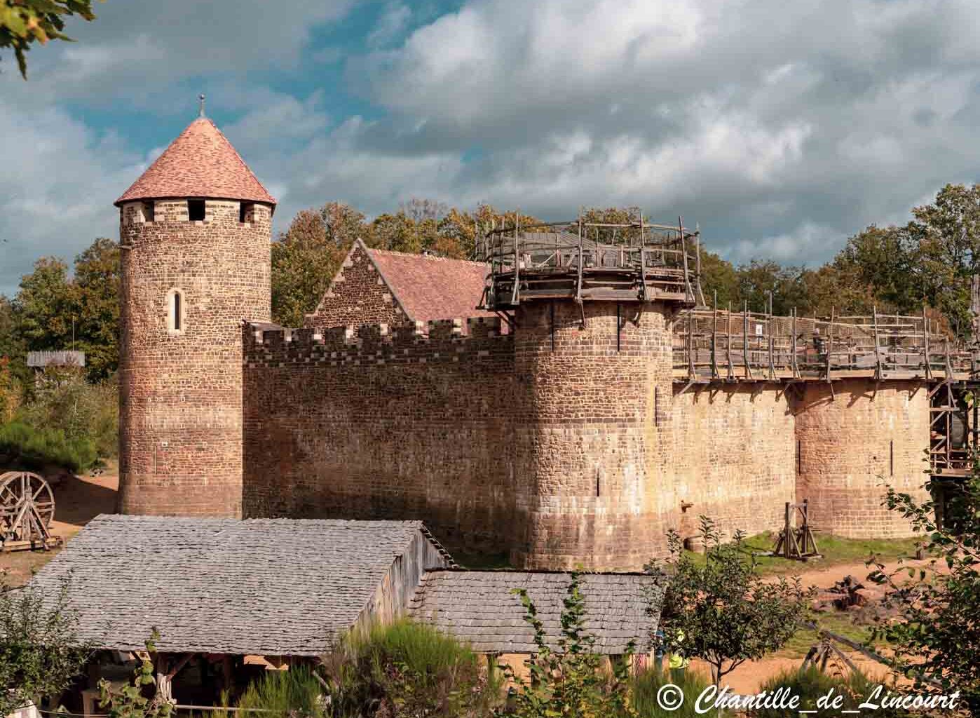 Guedelon : construction du château de Guedelon